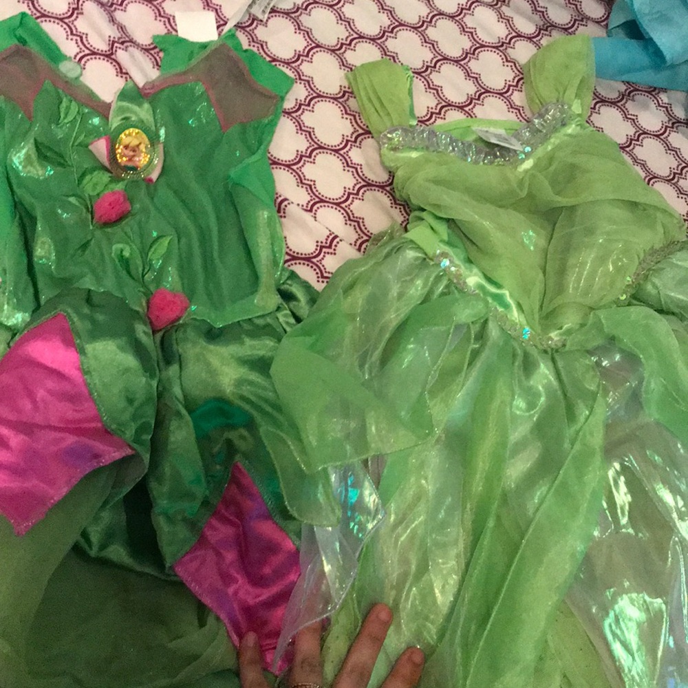 2 Tinkerbell Costumes